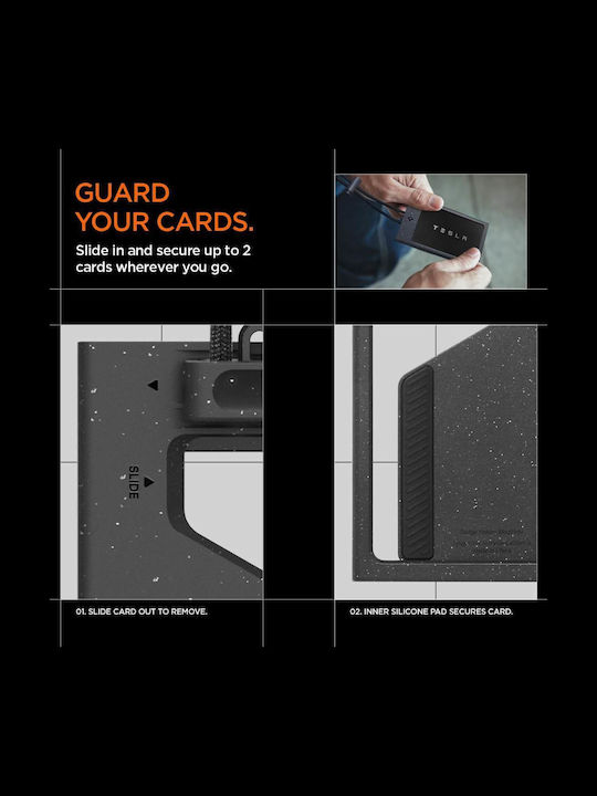 Spigen Sgp Magslide Badge Case Strap Vertical ID Holder Identity Removable Lanyard ID Black Afa08860