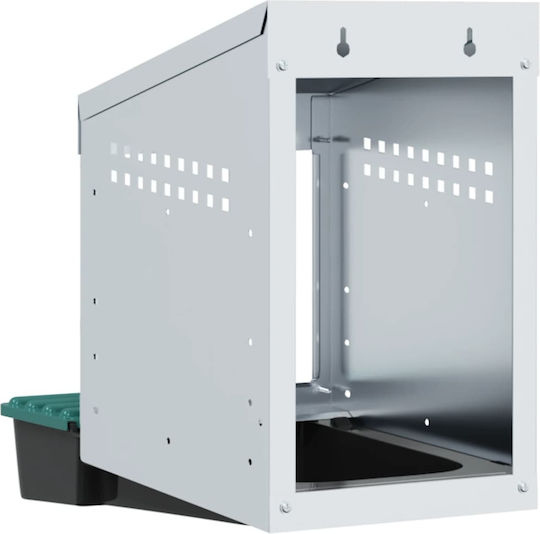 vidaXL Vogelnest Box Kunststoff Grün