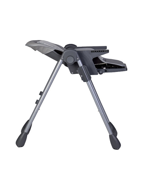 FreeOn Lan Foldable Baby Highchair 2 in 1 with Adjustable Height Gray