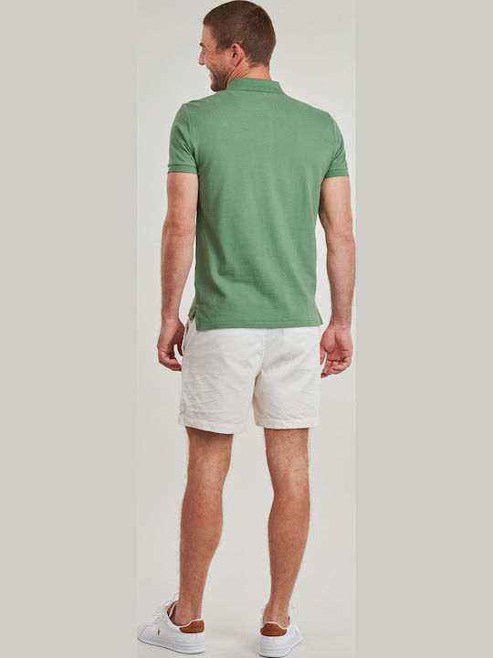 Polo Short Sleeve Blouse Foggy Green