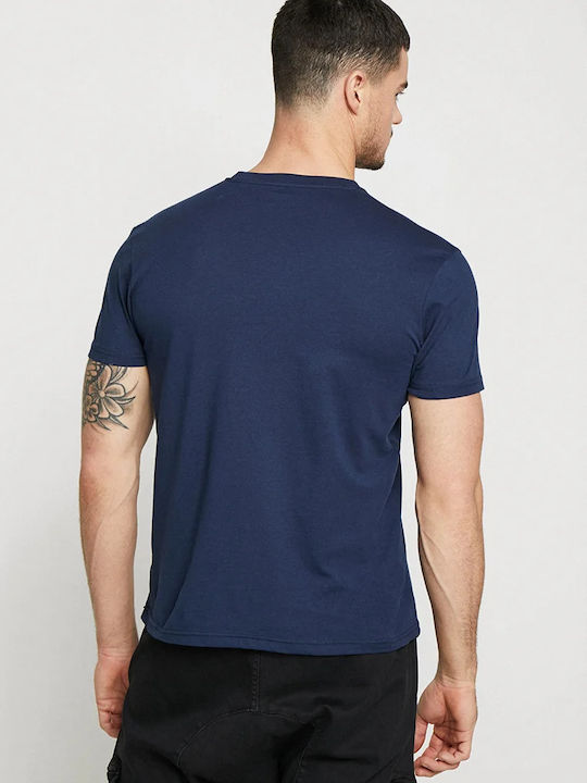 Basic Small Logo T-shirt Navy Μπλε