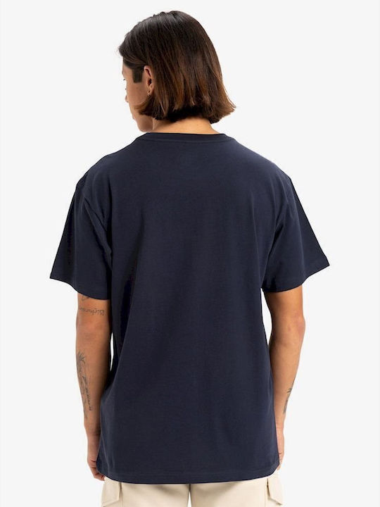 Typed Out Tricou Albastru marin