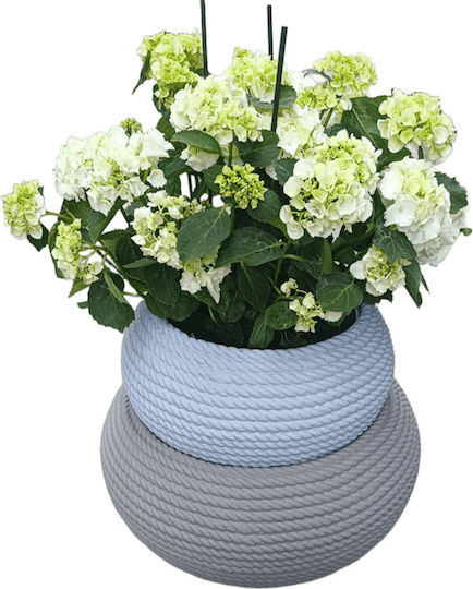 Telcom Topf Kunststoff Cool Grey 51x51x25cm.
