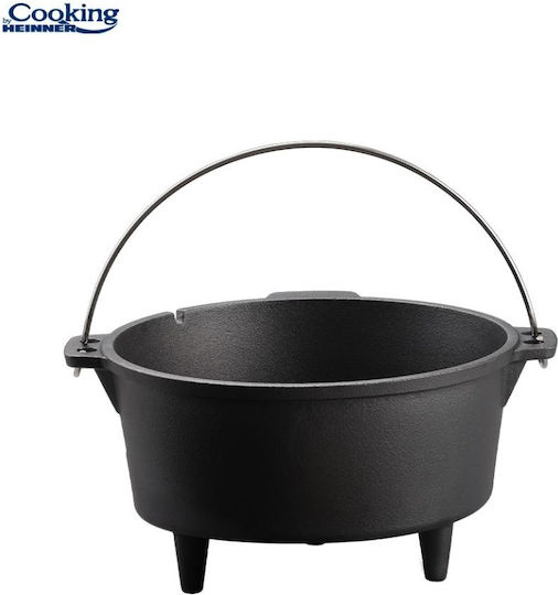 Cast Iron Kettle Head Diameter 31.5 Cm 9 Liters Natural