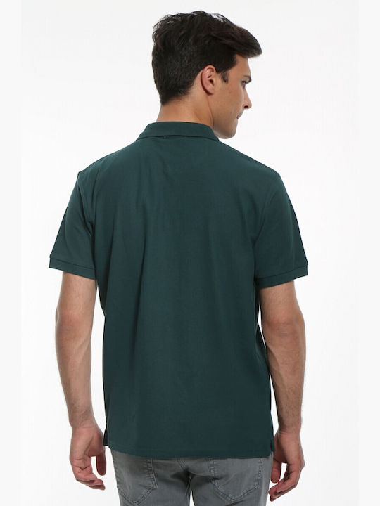 Polo Short Sleeve Blouse Forest Green