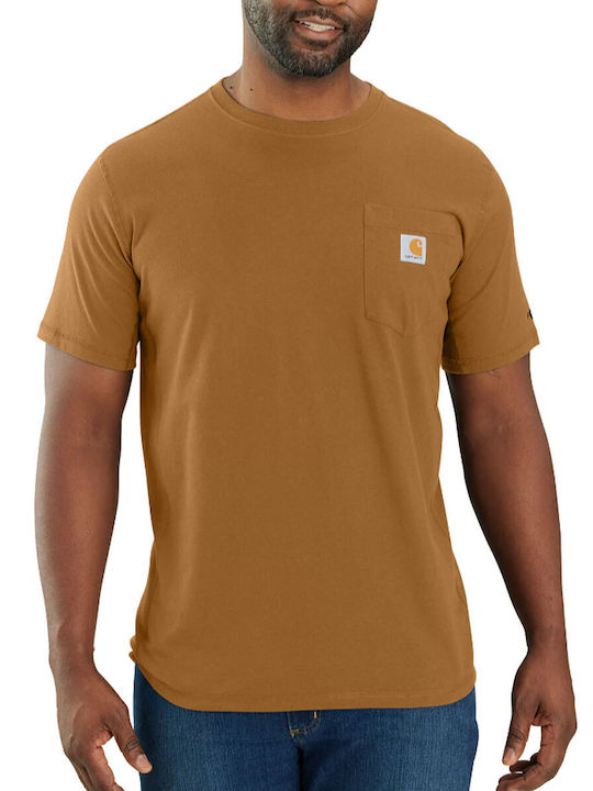 Carhartt T-shirt Καφέ