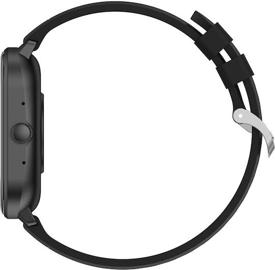 Denver SWC-187 42mm Smartwatch with Heart Rate Monitor Black