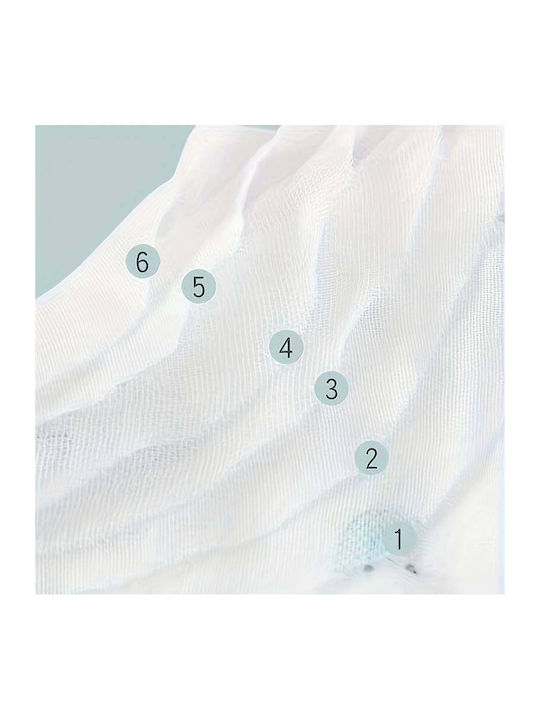 Waterproof Baby Burp Cloth White 110x110cm