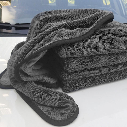 Lavetă Microfibră Uscare / de curățenie pentru Corp Auto 600gsm Gri 160x60cm