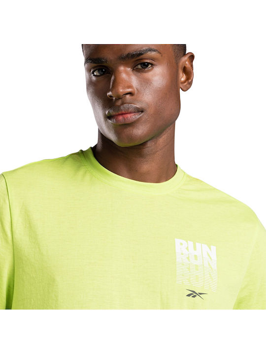 Run Graphic Αθλητικό T-shirt Laser Lime F23.