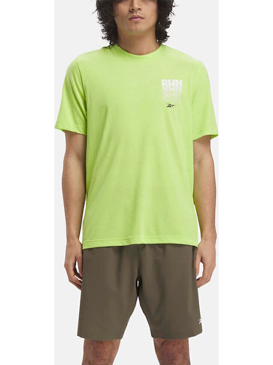 Run Graphic Αθλητικό T-shirt Laser Lime F23.
