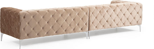 Sofa Del Atelier Vier Sitzer Sofa Creme 344x90x72cm
