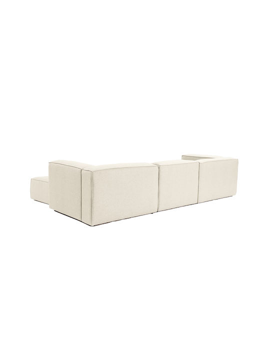 Fora Ecke Sofa Ecru 296x185x66cm