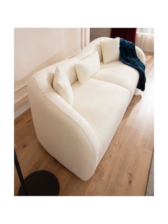 Venedik Canapea Cu Trei Locuri Crem 236x91x76cm
