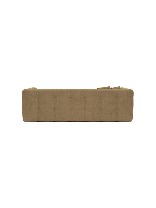 Cady Τριθέσιος Καναπές Khaki 235x100x72εκ.