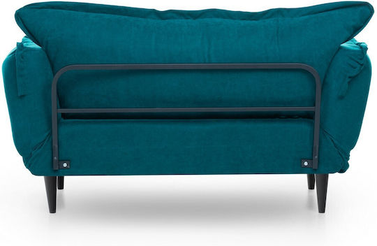 Vino Doppelsitzer Sofa Bett Petrol 120x50x38cm