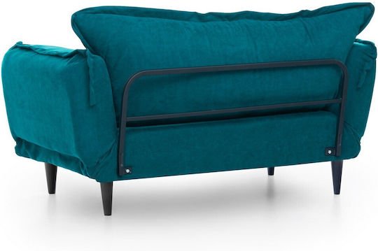 Vino Doppelsitzer Sofa Bett Petrol 120x50x38cm