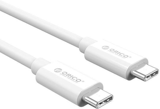 Orico Ctc100-10 Datenkabel USB Typ-C Zu USB Typ-C 1m Weiß