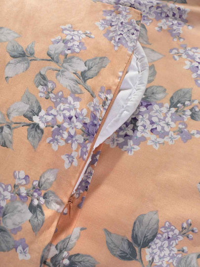 Πειραϊκή Πατραϊκή Σετ Μονή 170x250cm Serenelle Peach