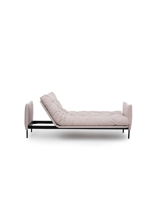 Renge Τριθέσιος Καναπές Κρεβάτι Cream 200x82x92εκ.