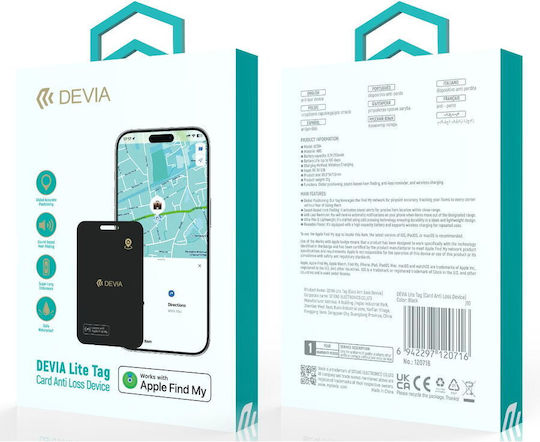 Devia Tracker Airtag Wireless Negru