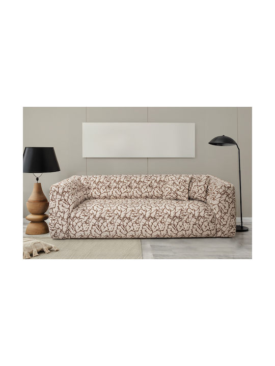Cady Cu trei locuri Canapea Tan-beige 235x100x72cm.