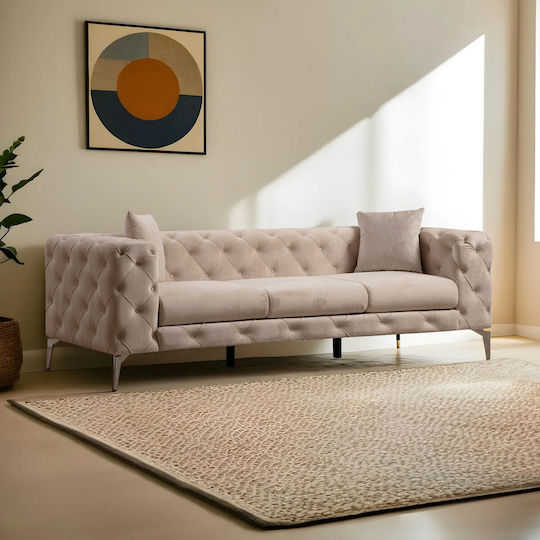 Como Dreisitzer Sofa Ecru 237x90x70cm