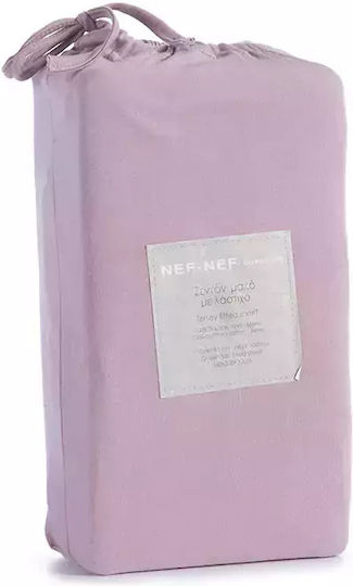 Nef-Nef Homeware Jersey Μονό 100x200+30εκ. με Λάστιχο 1-amethyst Nef-Nef Homeware Jersey Μονό 100x200+30εκ. με Λάστιχο 1-amethyst