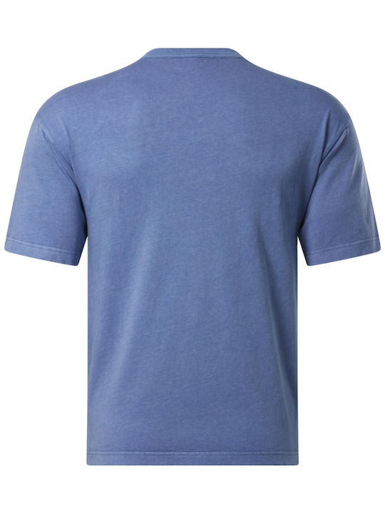 Identity Washed T-shirt Μπλε