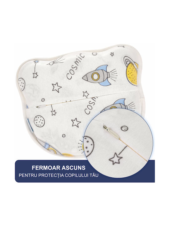 Βρεφικό Μαξιλάρι Πλαγιοκεφαλίας Memory Foam Cosmos 20.5x25εκ.