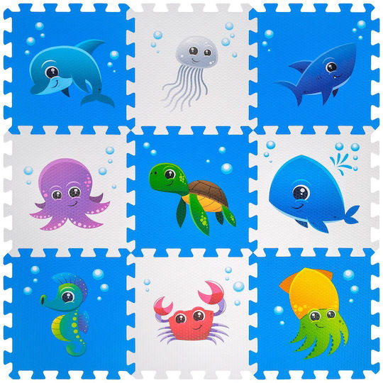 Puzzle De Podea Interactiv Cu Animăluțe 9 Piese