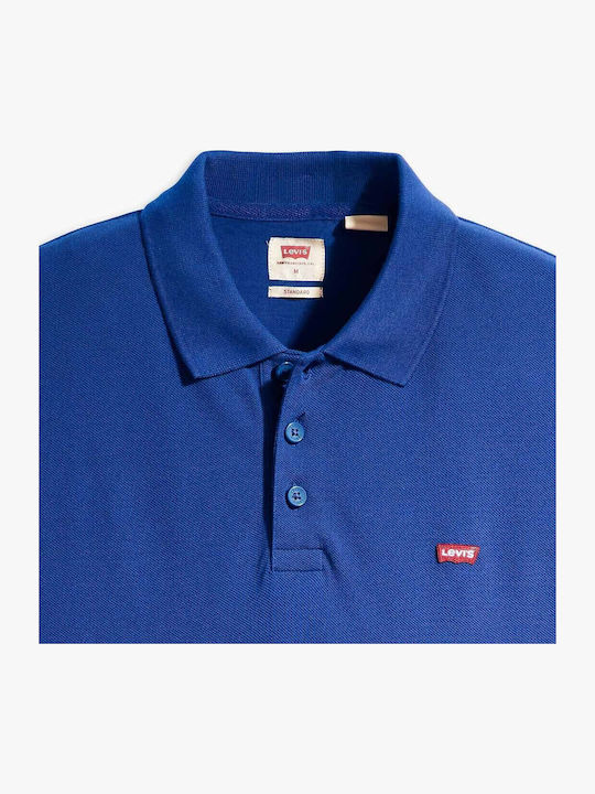 Housemark Polo Tricou Cu Mânecă Scurtă Albastru Rouă