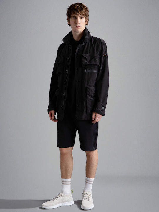 Polo Herrenbluse Kurzarm Schwarze