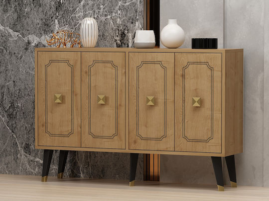 Μπουφές Roland Ξύλινος 120x30x80cm