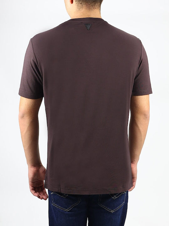 T-shirt Καφέ