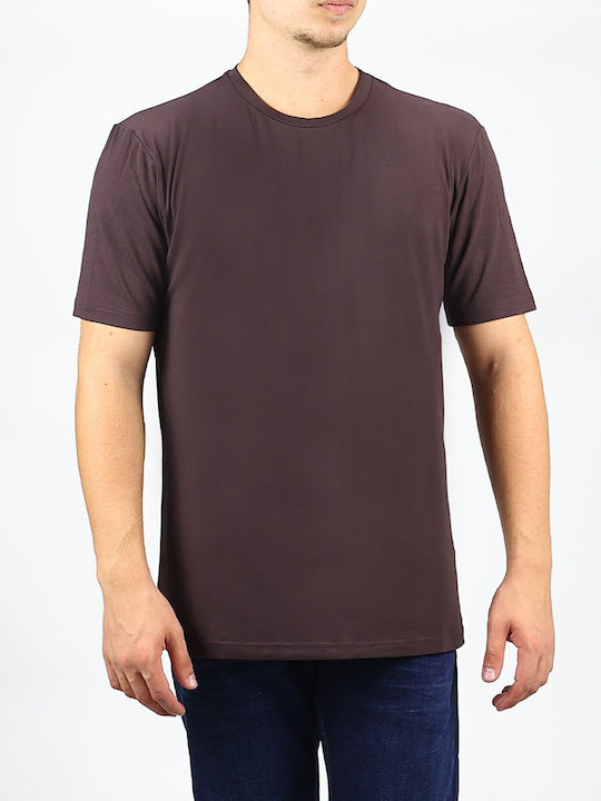 T-shirt Καφέ