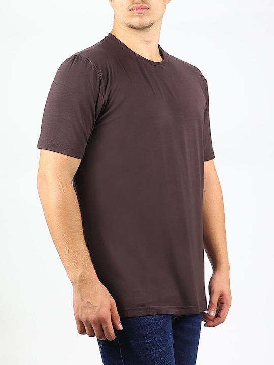 T-shirt Καφέ