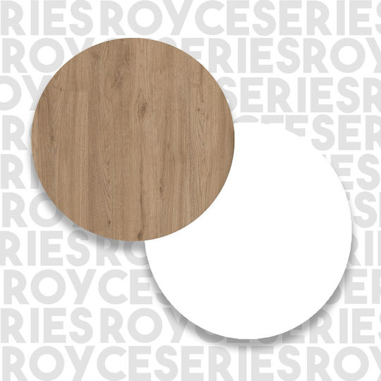 Μπουφές από Ξύλο & Μέταλλο Oak-white 120x35.5x180cm