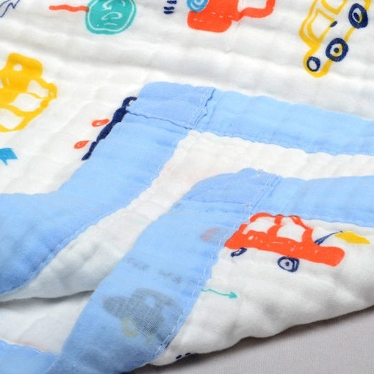 Waterproof Multicolour Baby Burp Cloth 110x110cm