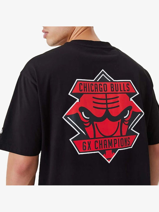 Chicago Bulls Nba Championship Athletic T-shirt Black