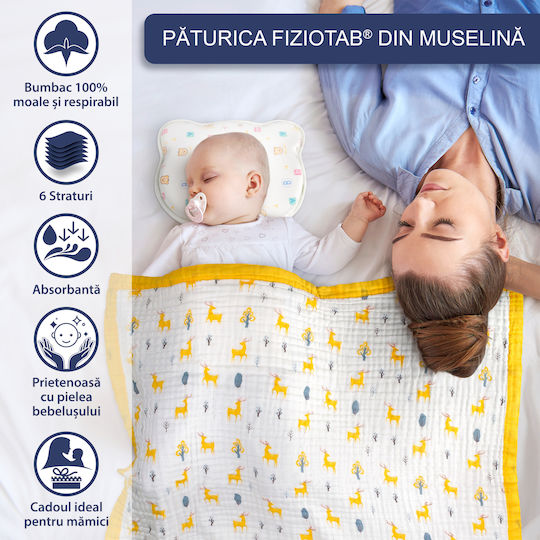 Prosoape Pentru Eructație Și Învelișuri Pentru Înfășat Galbene 110x110cm