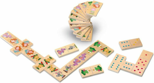Επιτραπέζιο Παιχνίδι Domino για 2-4 Παίκτες 2+ Ετών