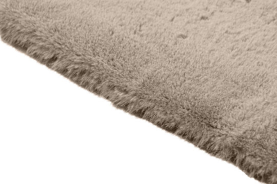 Madi Bound Rug Rectangular Beige Animal