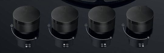 Whirlpool Εστία Φυσικού Αερίου Αυτόνομη 59x51εκ.