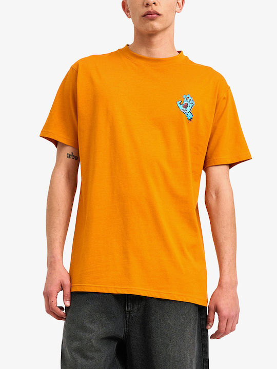 Screaming Hand Chest Tricou Amber