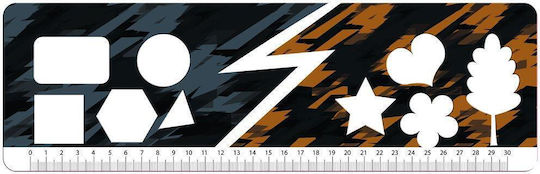 Must Team Drawing Pad 23x33 40 Sheets Must Team Jungle Self-Adhesive Stencil 2 Pages Color 2 Designs