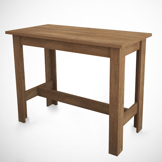 Barra Bar Table Wooden Honey Oak 120x60x93cm
