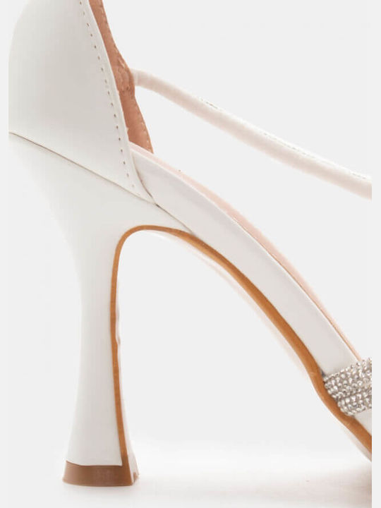 Sandals with Strass White