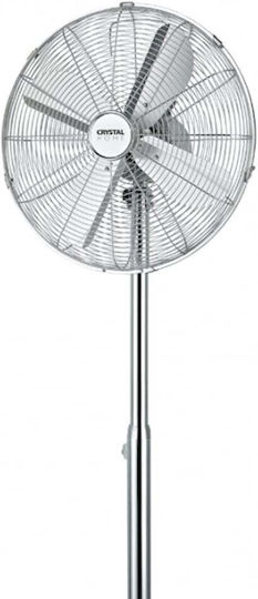 Crystal Home Air Retro Ventilator Sockel 50W Silber