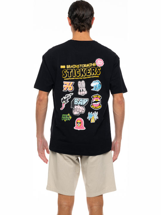 T-shirt Μαυρο
